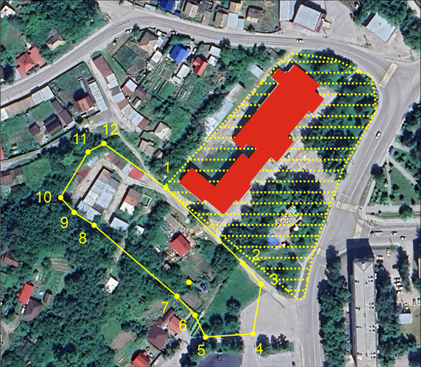 Постановление Правительства Кемеровской области - Кузбасса от 19.05.2026 N 276 "Об установлении зон охраны объекта культурного наследия регионального значения «Дворец культуры металлургов», расположенного по адресу: Кемеровская область – Кузбасс, г. Гурьевск, ул. Коммунистическая, д. 23". Рис. 4